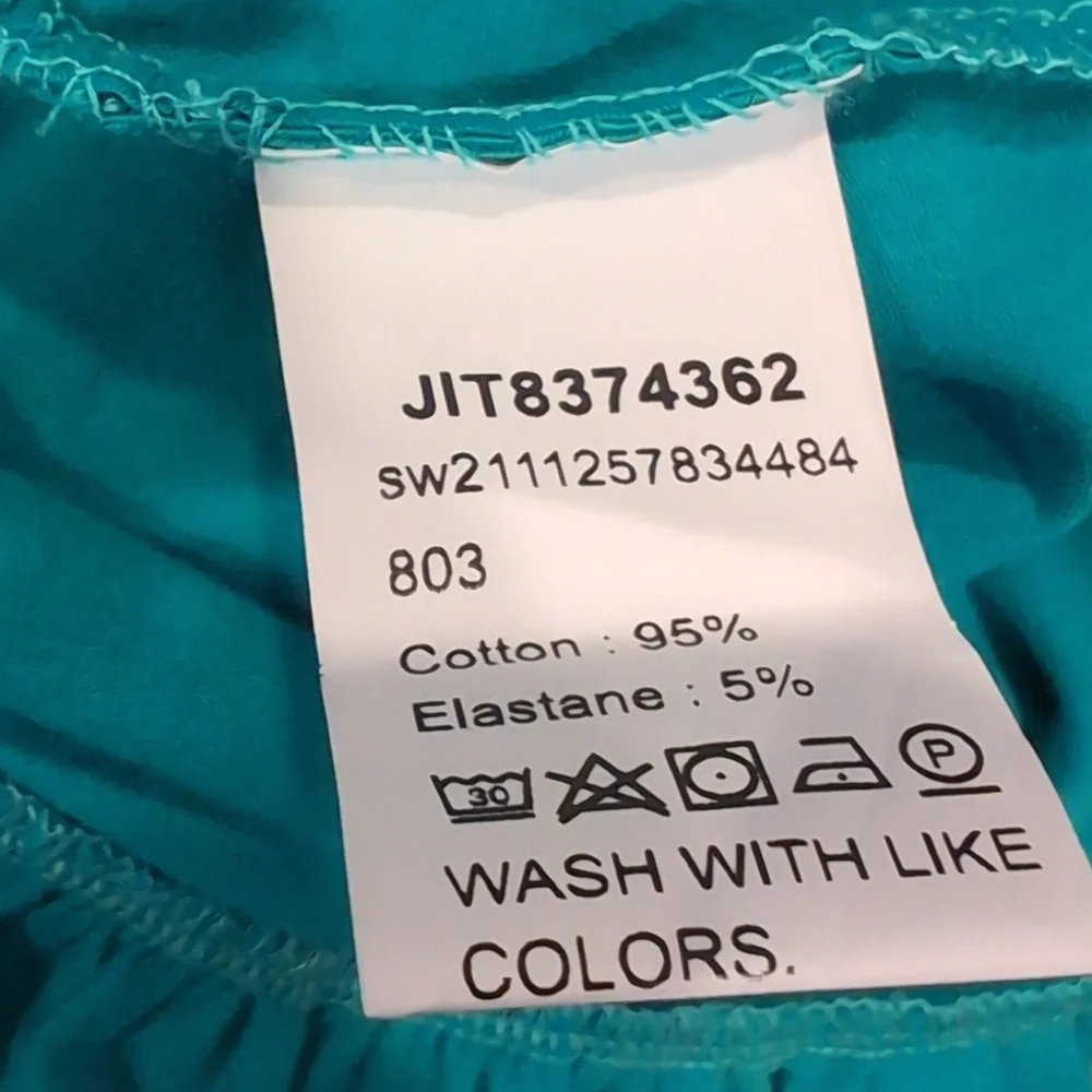 SHEIN Teal Cut Our Front Tie Bust Short Sleeve Ruffle Hem Mini Dress Size Small